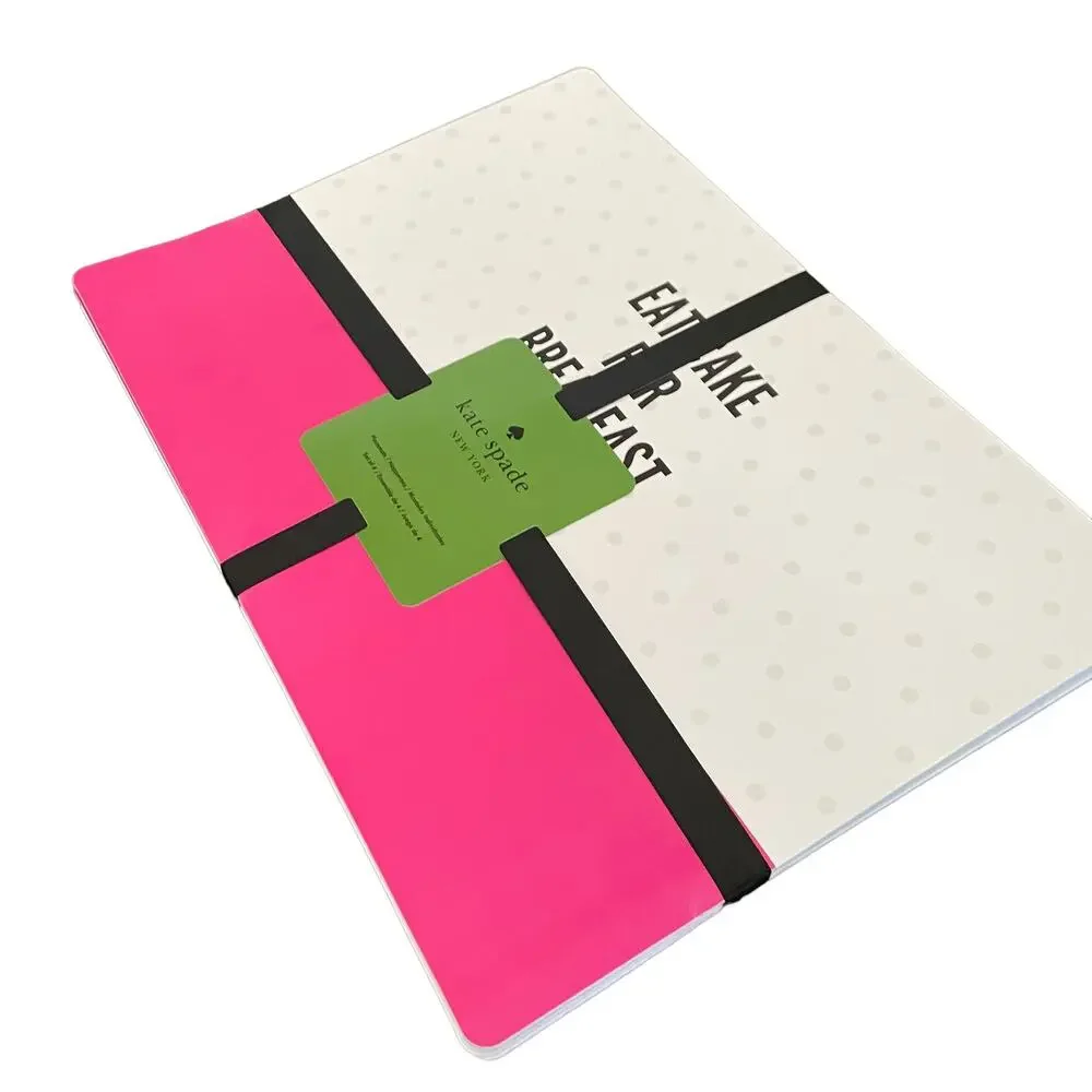 KATE SPADE Food for Thought Placemats Eat Cake for Breakfast Set of 4 Pink NEW